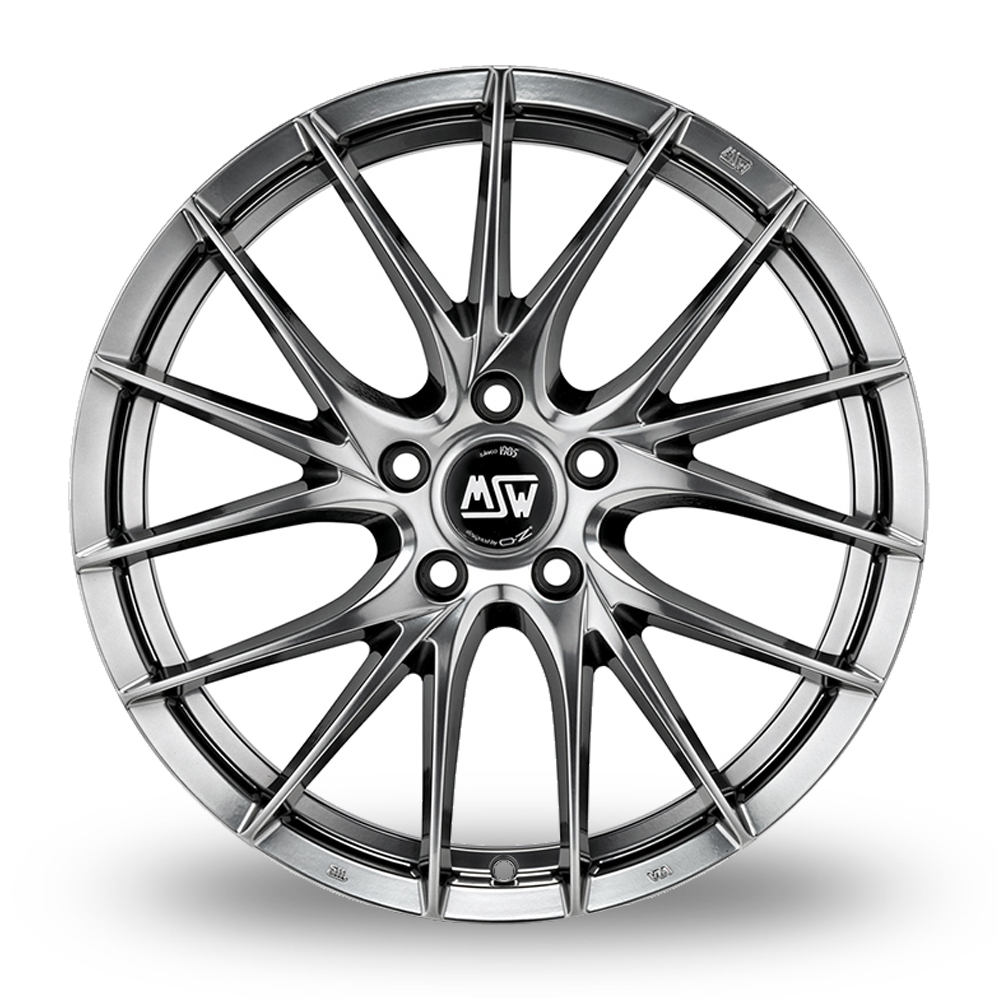 19" MSW (by OZ) 29 Hyper Dark Alloy Wheels