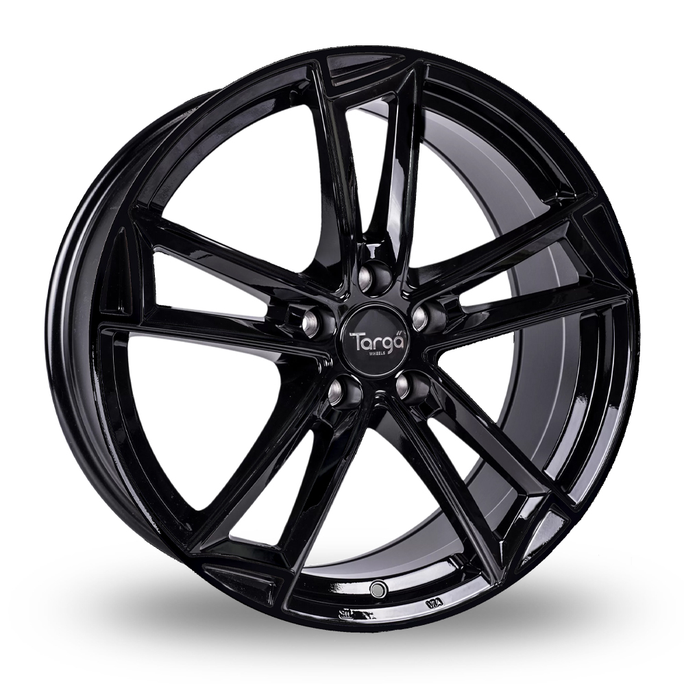 8.5x19 5x120 ET40 Targa TG3 (Gloss Black) 72.6cb (815kgkg Load) Alloy Wheels