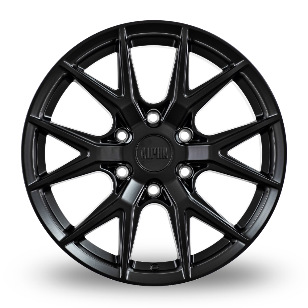 18" Alpha Off-Road Scout Satin Black Alloy Wheels