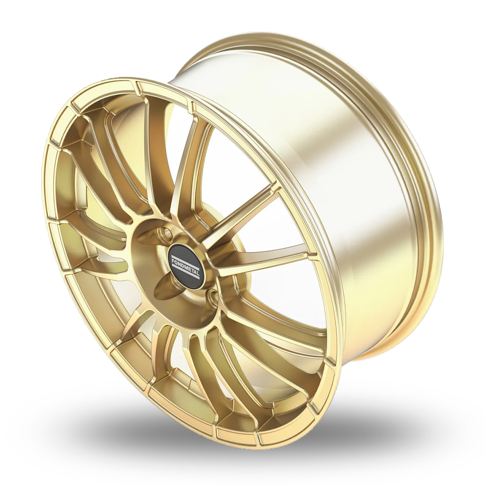 17" Fondmetal 9RR Gloss Gold Alloy Wheels
