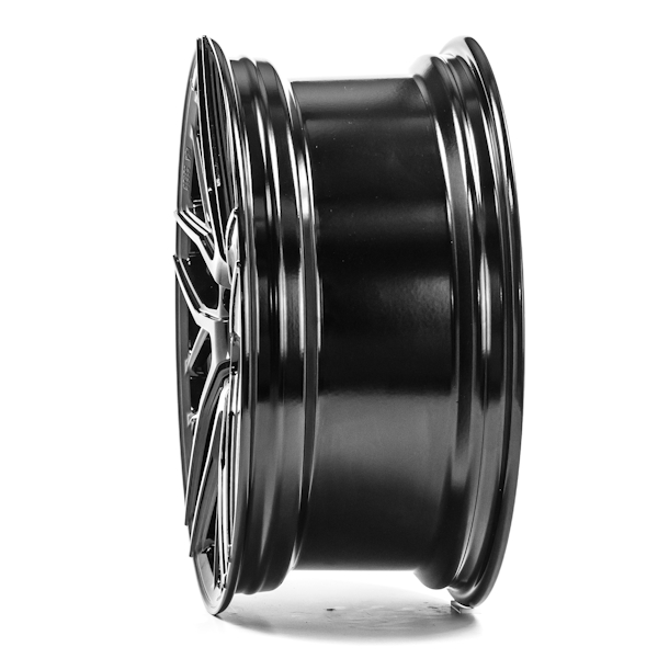 19" Lenso CQA Gloss Black Alloy Wheels