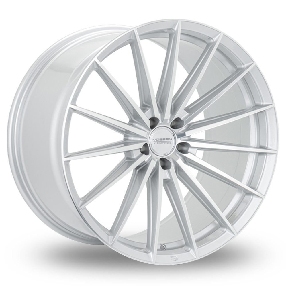 Vossen HFX-4 (9.5x19) (Deep Concave) Silver Polished Alloy Wheels