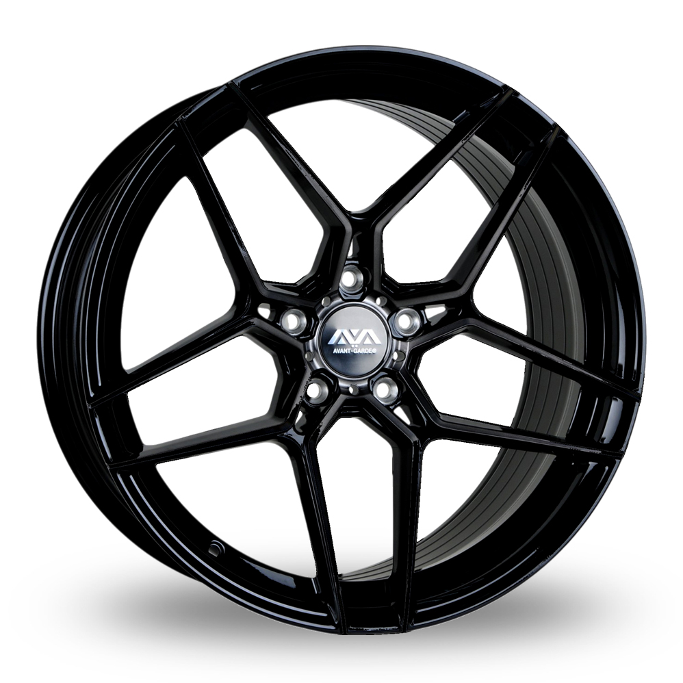 AVA HSF037 Gloss Black Alloy Wheels