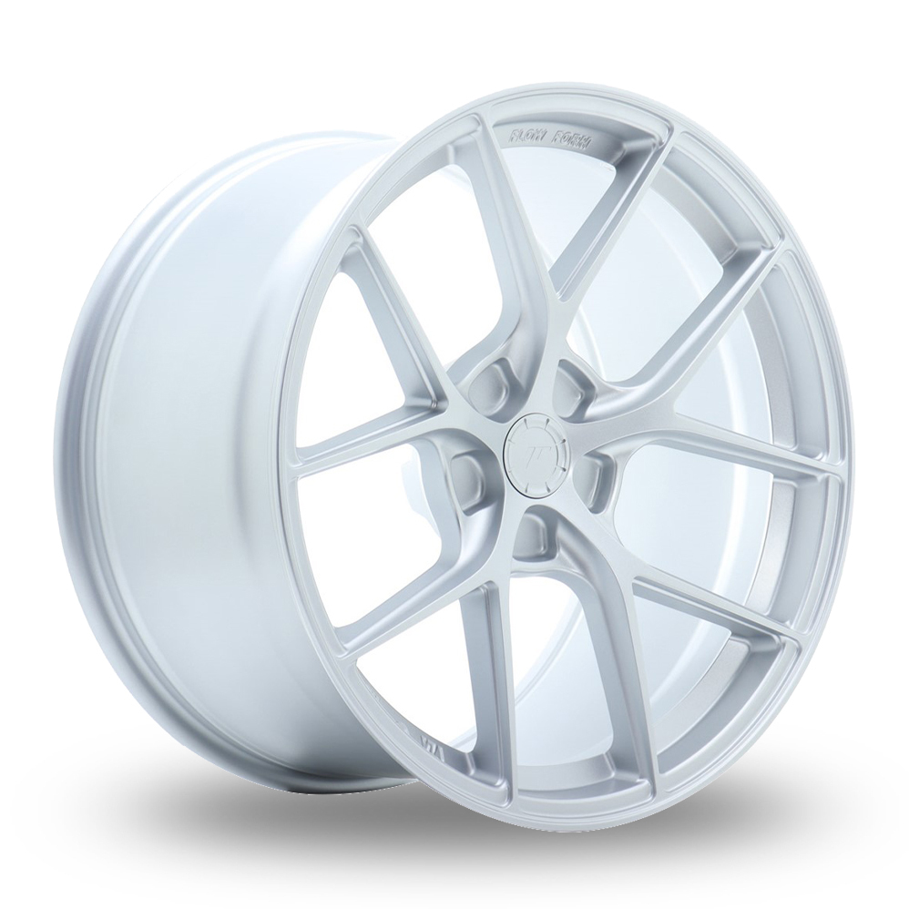 Japan Racing SL-01 (10.5x19) (Custom Fitment) Matt Silver Alloy Wheels