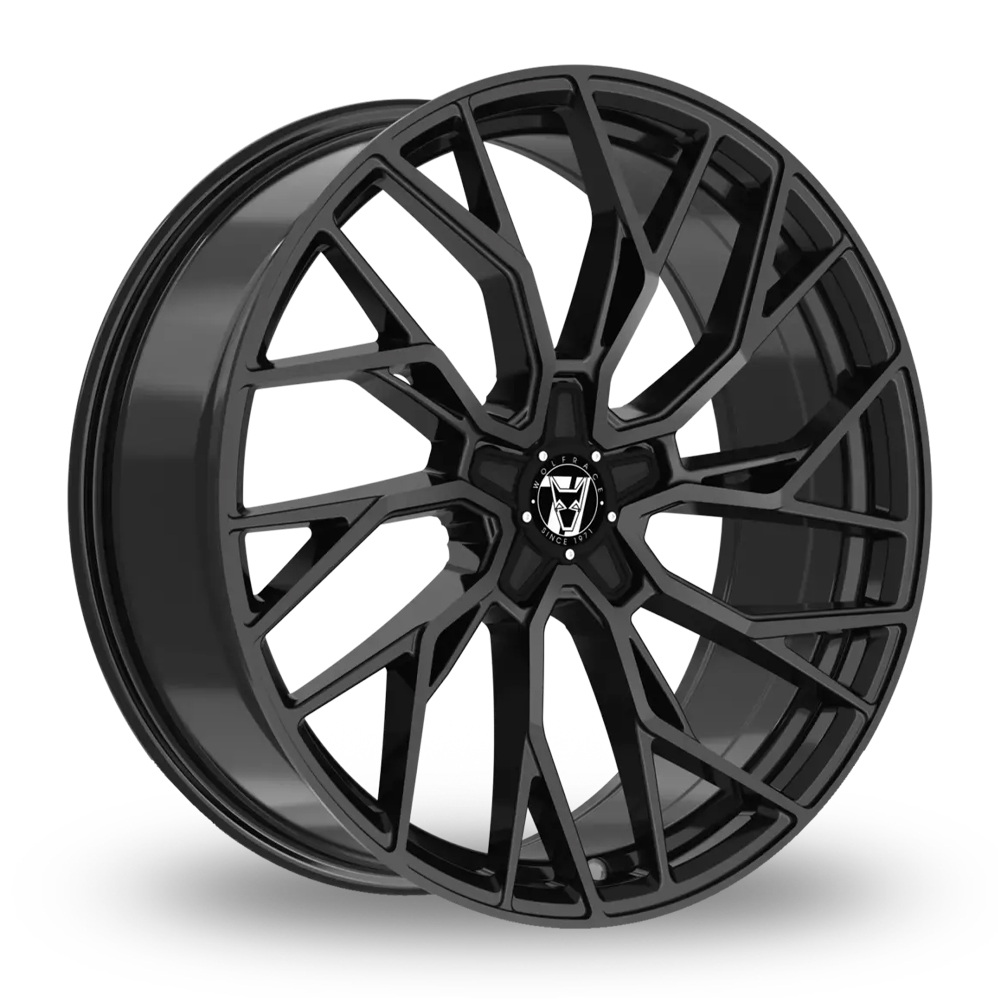 Wolfrace 71 Voodoo Gloss Raven Black Alloy Wheels