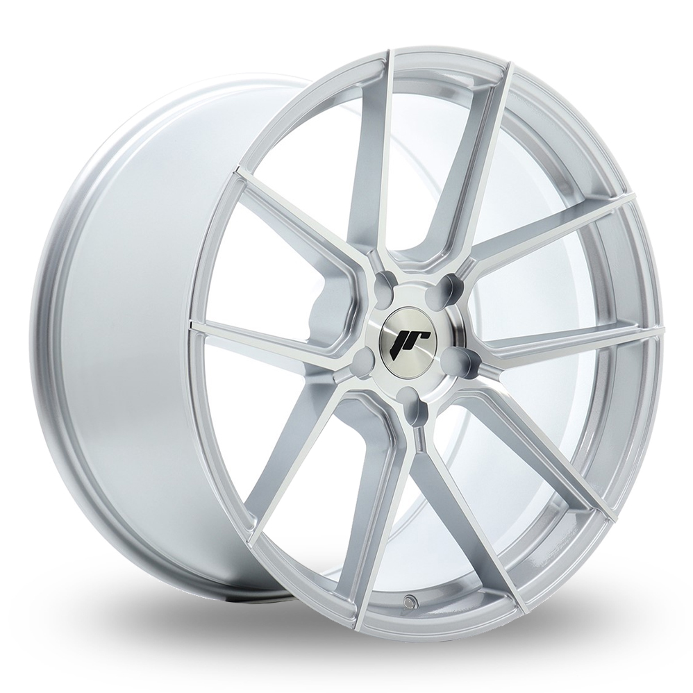 Japan Racing JR30 (10x20) (Custom Fitment) Silver Machined Face Alloy Wheels
