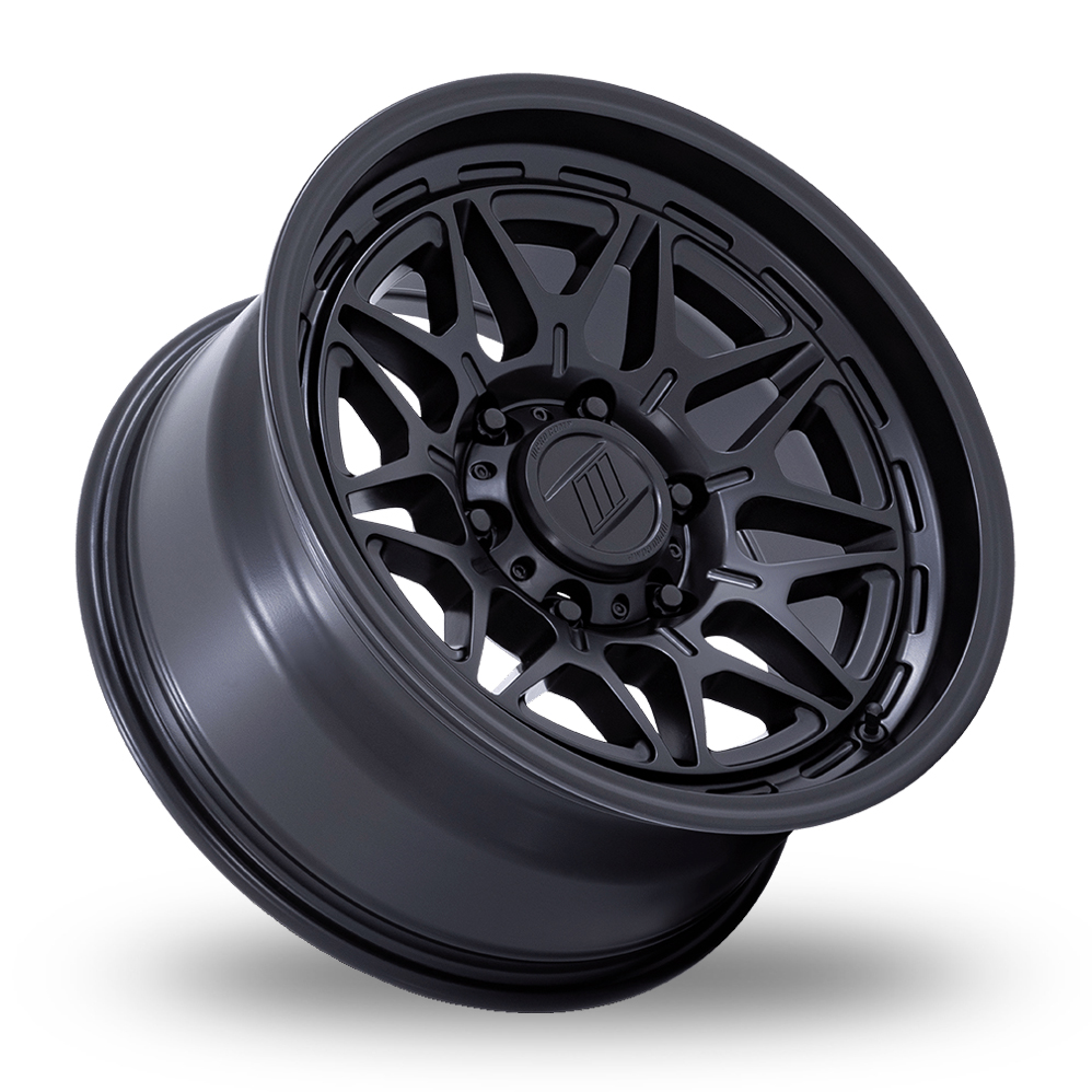 17" Pro Comp Alloys PA202 Basecamp Matt Black Alloy Wheels