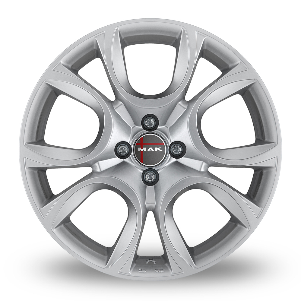 15" MAK Torino W Silver Alloy Wheels