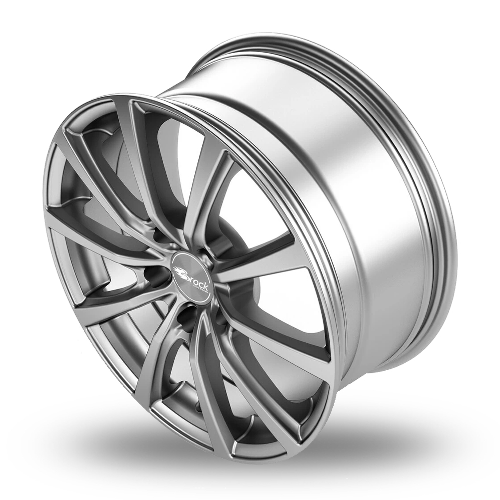 20" Brock B32 Titan Metallic Alloy Wheels