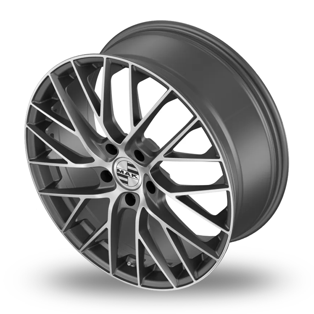 19" MAK Monaco Gunmetal Mirror Alloy Wheels