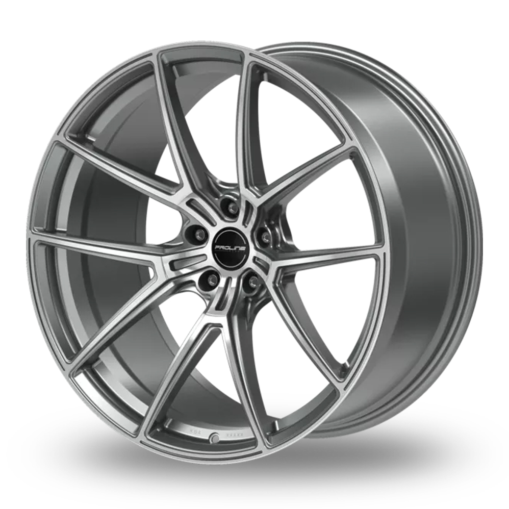 21" Proline PFR Forged Matt Grey Polished Alloy Wheels