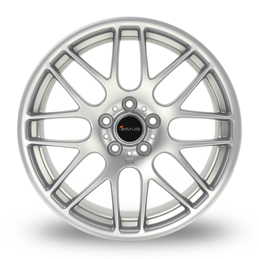 19" Avus Racing AC-MB4 Hyper Silver Alloy Wheels
