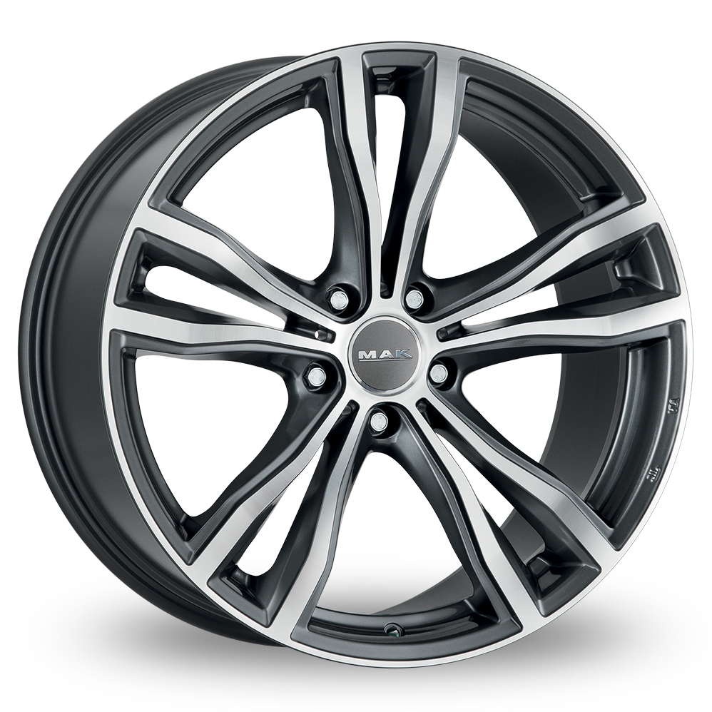 MAK X-Mode Gunmetal Mirror Alloy Wheels
