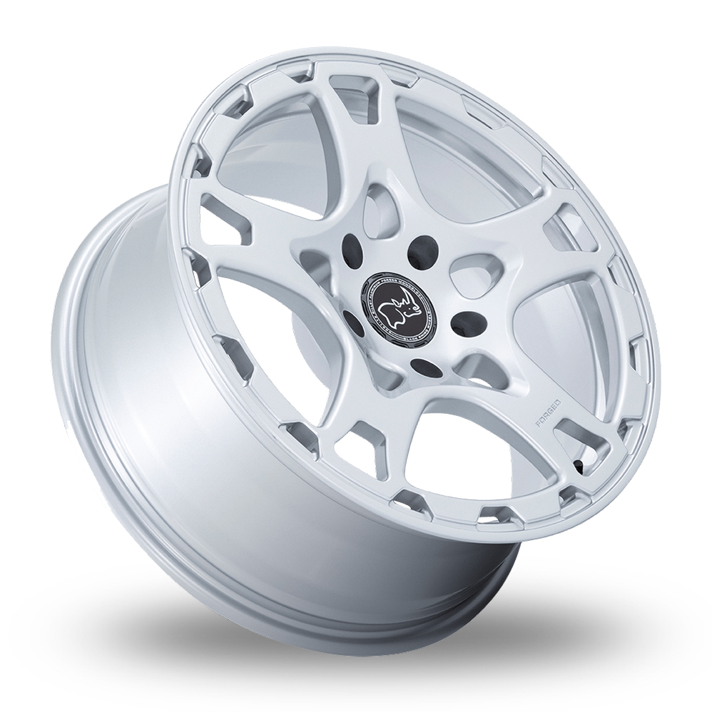 18" Black Rhino Klaue (USA Warehouse) Matt Silver Alloy Wheels