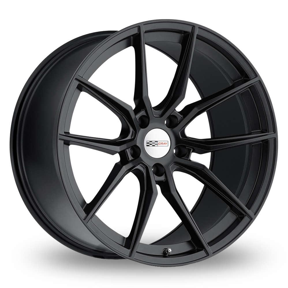 Cray Spider (EU Warehouse) Matt Black Alloy Wheels