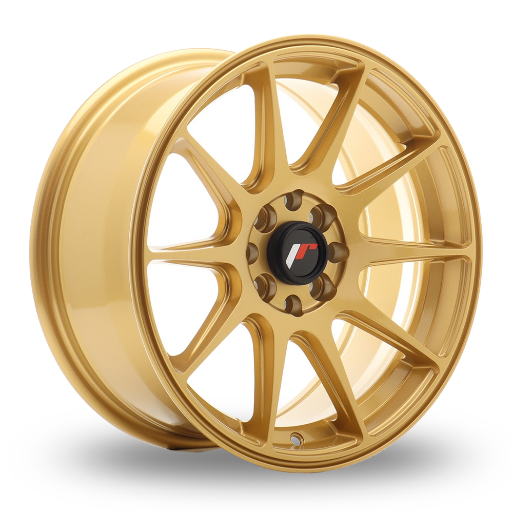 7x16 4x100/4x108 ET25 Japan Racing JR11 (Gold) (67.1cb) (690kg Load) (Precast) Alloy Wheels