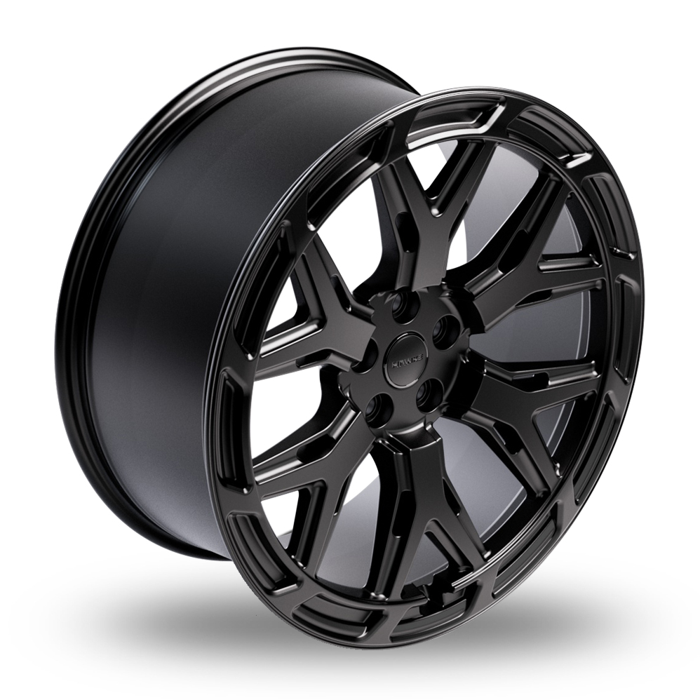 22" Hawke Havoc Matt Black Alloy Wheels