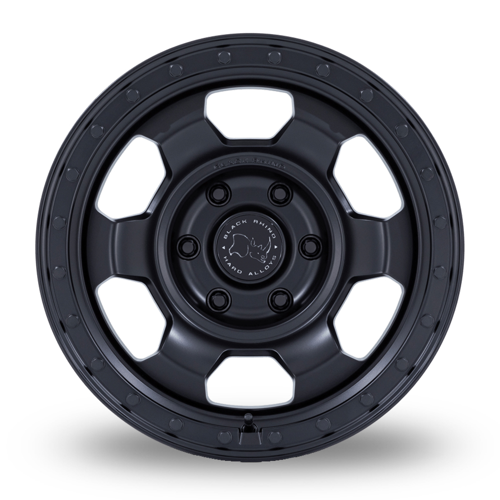 17" Black Rhino BR029 Trooper Matt Black Alloy Wheels