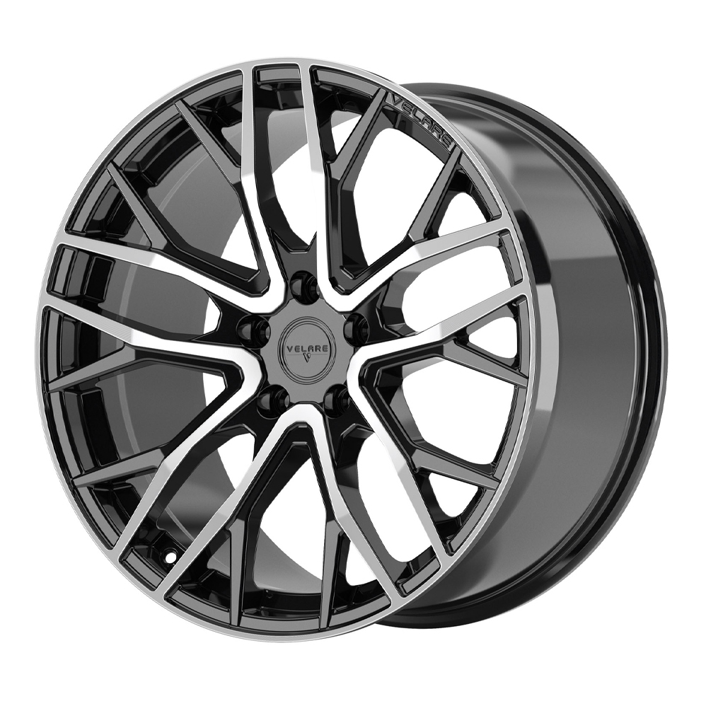 20" Velare VLR08 Gloss Black Machined Alloy Wheels