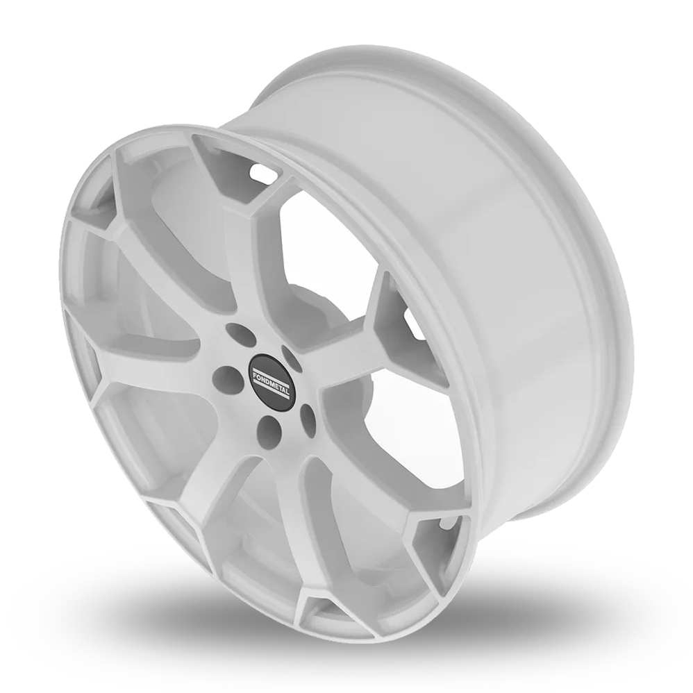 19" Fondmetal Zephyrus Gloss White Alloy Wheels