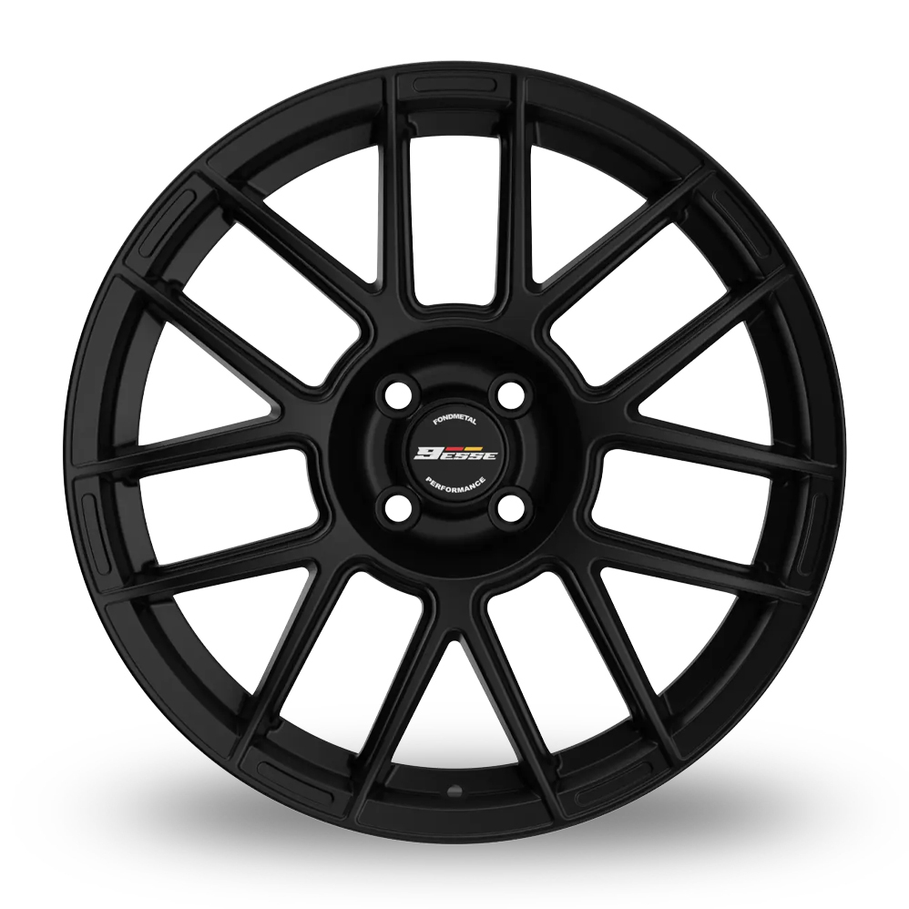 17" Fondmetal 9ESSE Matt Black Alloy Wheels