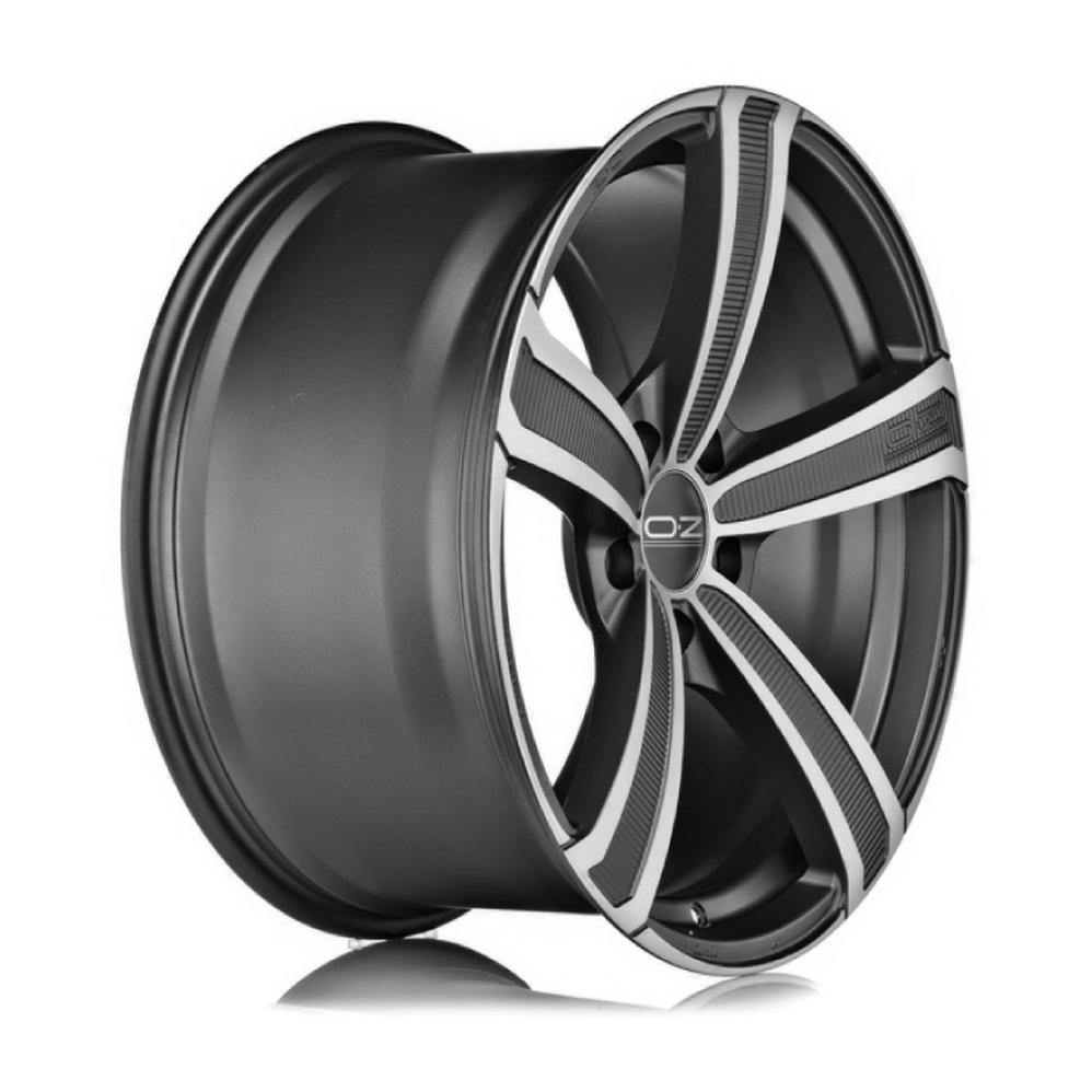 20" OZ Racing Montecarlo HLT Matt Dark Graphite Diamond Cut Alloy Wheels