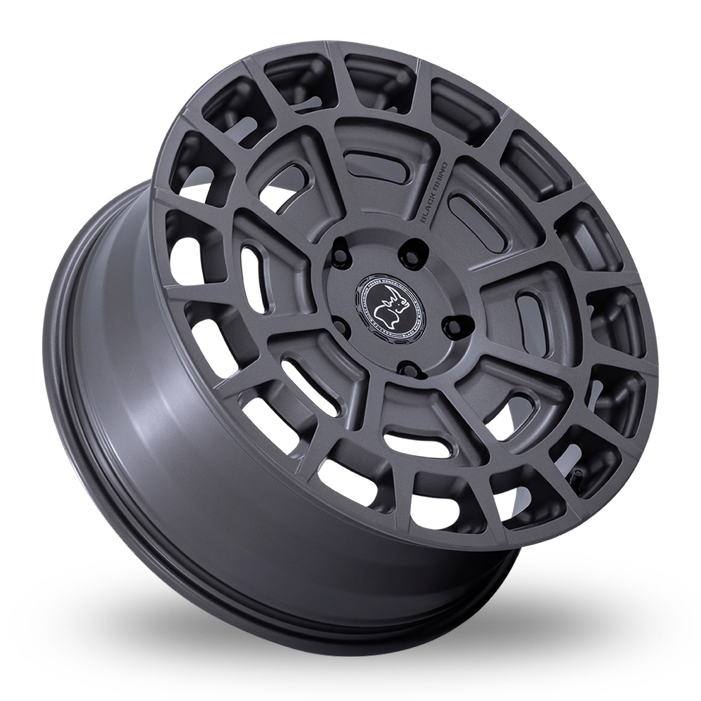 20" Black Rhino BR404 Voltaic Matt Gunmetal Alloy Wheels