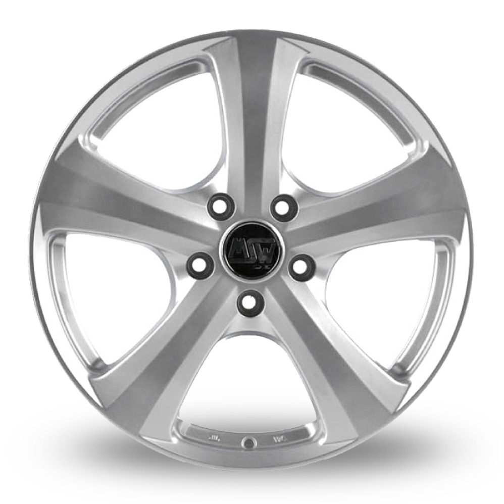 14" MSW (by OZ) 19 W Silver Alloy Wheels