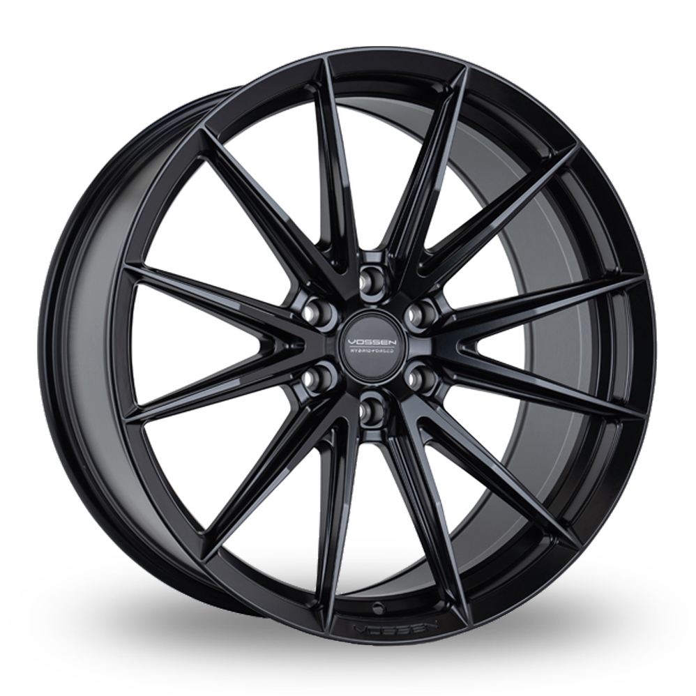 Vossen HFX-2 (9.5x22) (Deep Concave) Satin Black Alloy Wheels