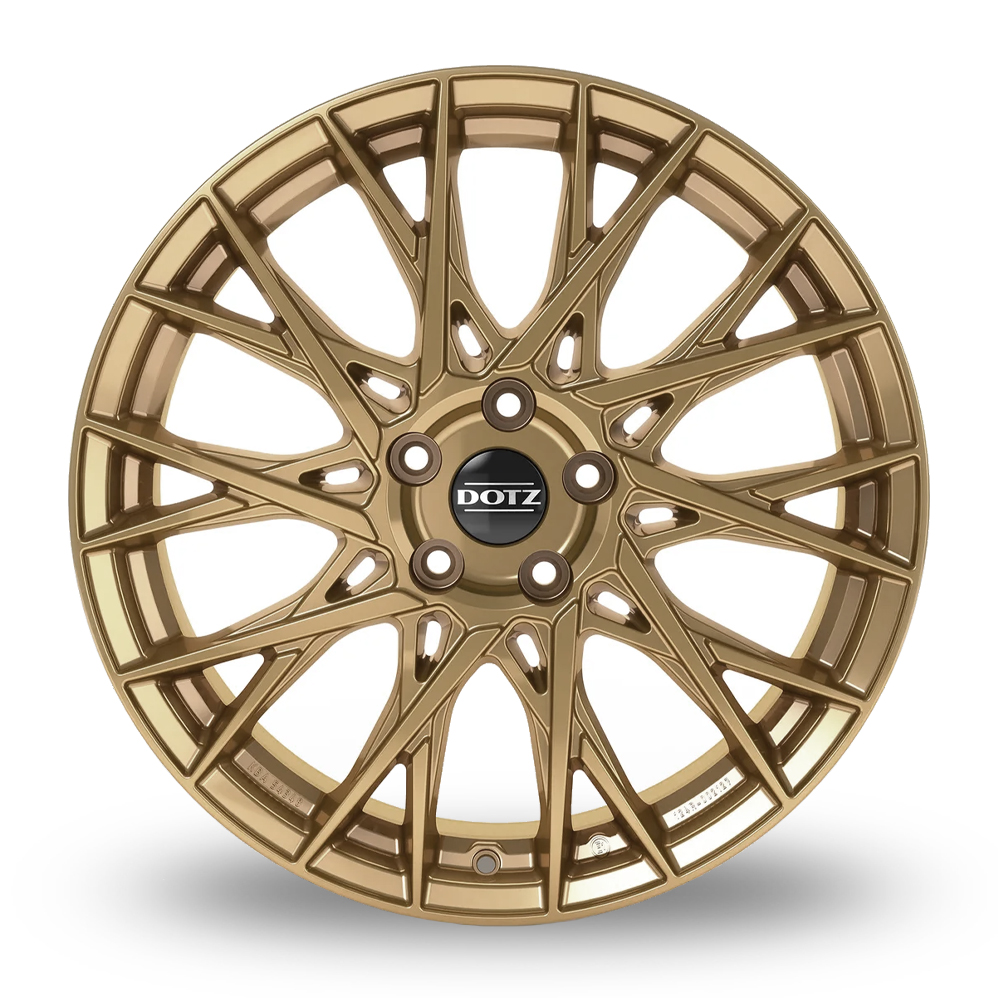 18" Dotz Fuji Gold Alloy Wheels
