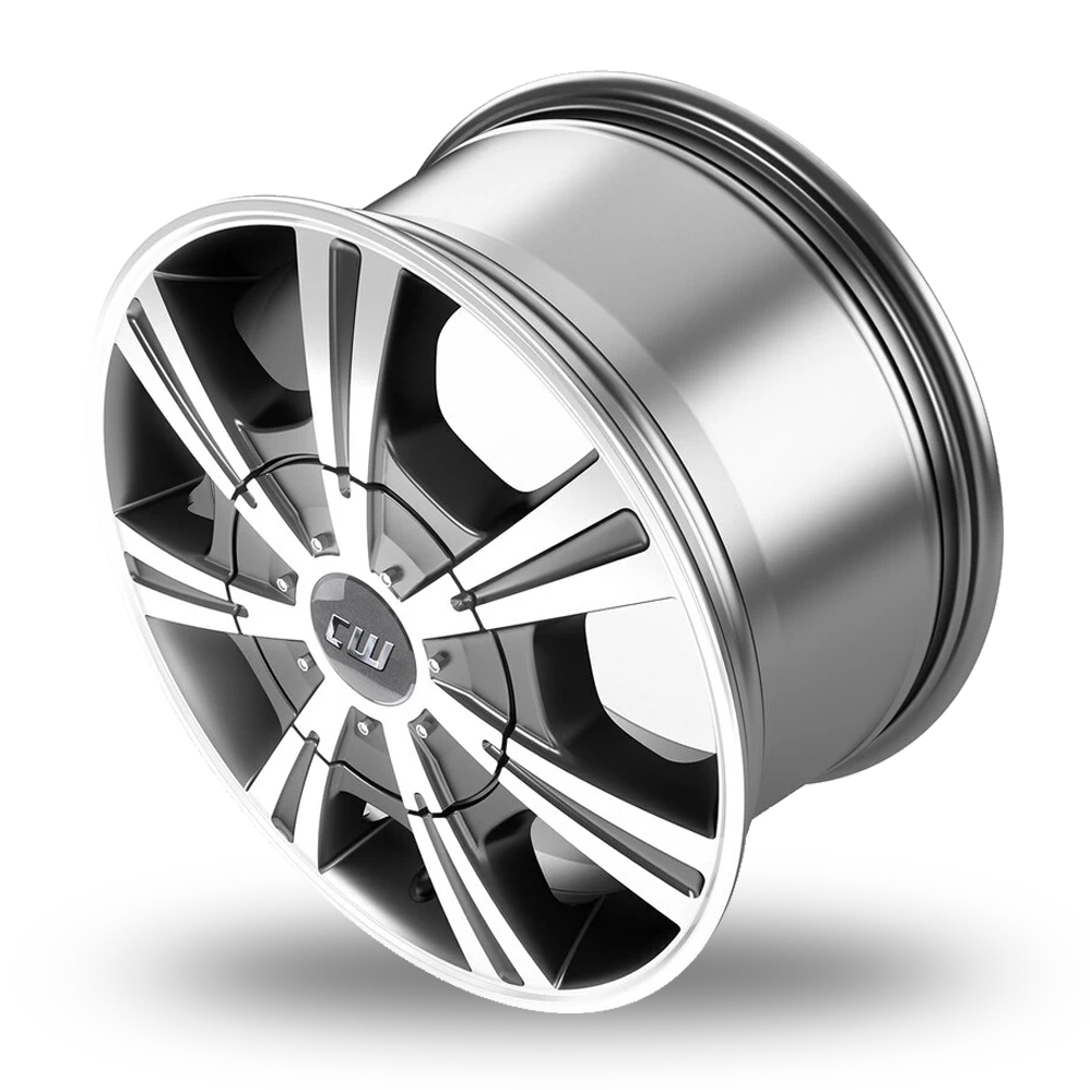 17" Borbet CH Anthracite Polished Alloy Wheels