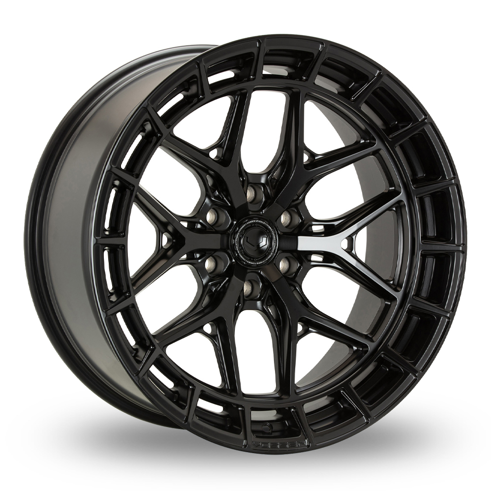 Vossen HFX-1 (9.5x20) (Deep Concave) Satin Black Alloy Wheels