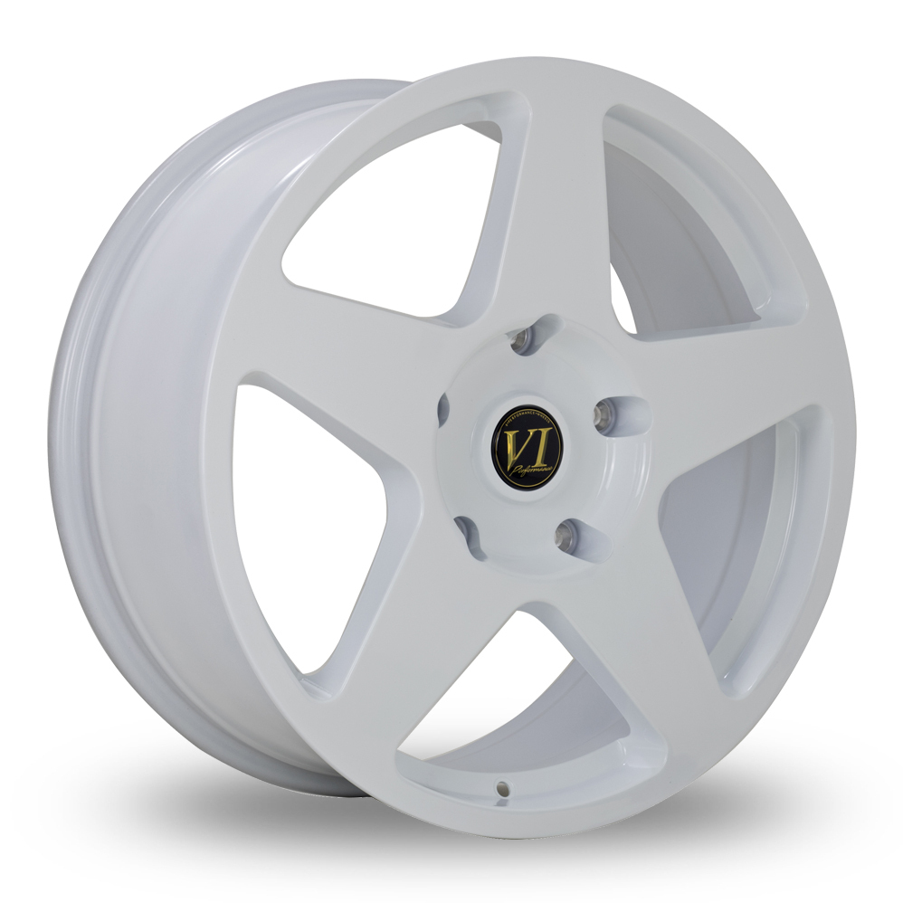 6Performance Loaded 02 White Alloy Wheels