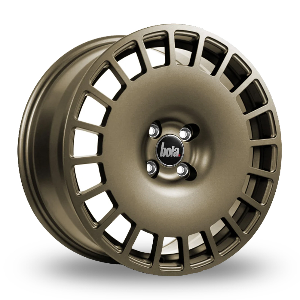 17" Bola B12 Matt Bronze Alloy Wheels
