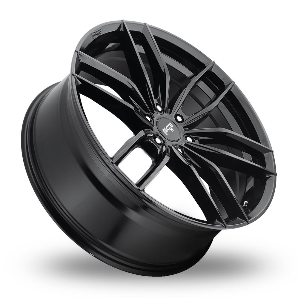 20" Niche M209 Vosso Gloss Black Alloy Wheels