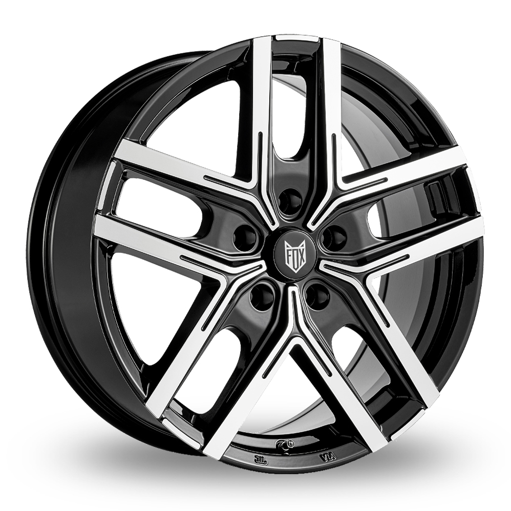 Fox Racing WX5 Gloss Black Polished Alloy Wheels