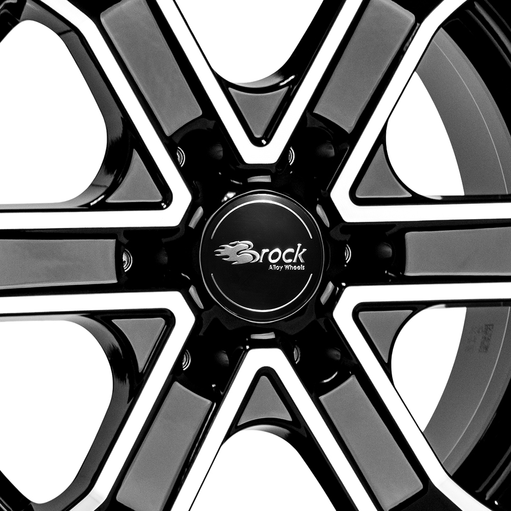16" RC Design RC31 Gloss Black Polished Alloy Wheels