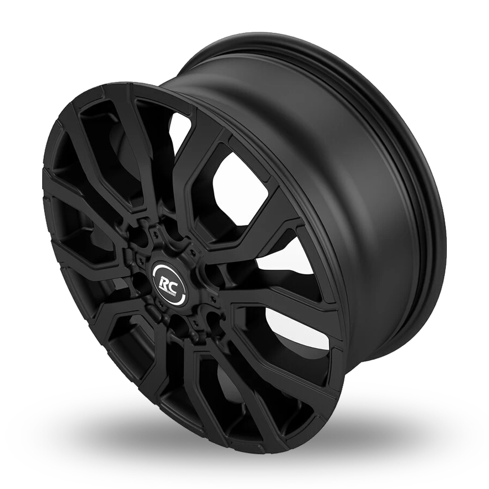 17" RC Design RC35 Satin Black Alloy Wheels