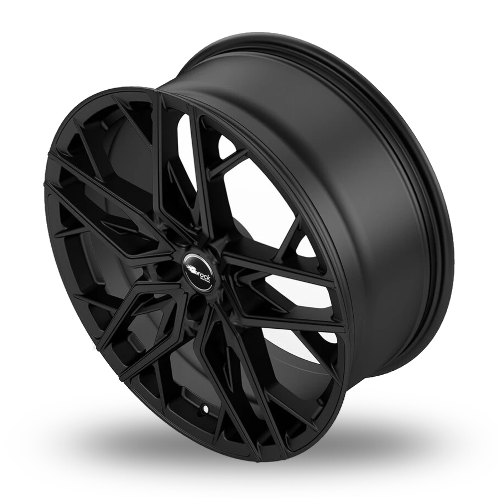 19" Brock B44 Satin Black Alloy Wheels