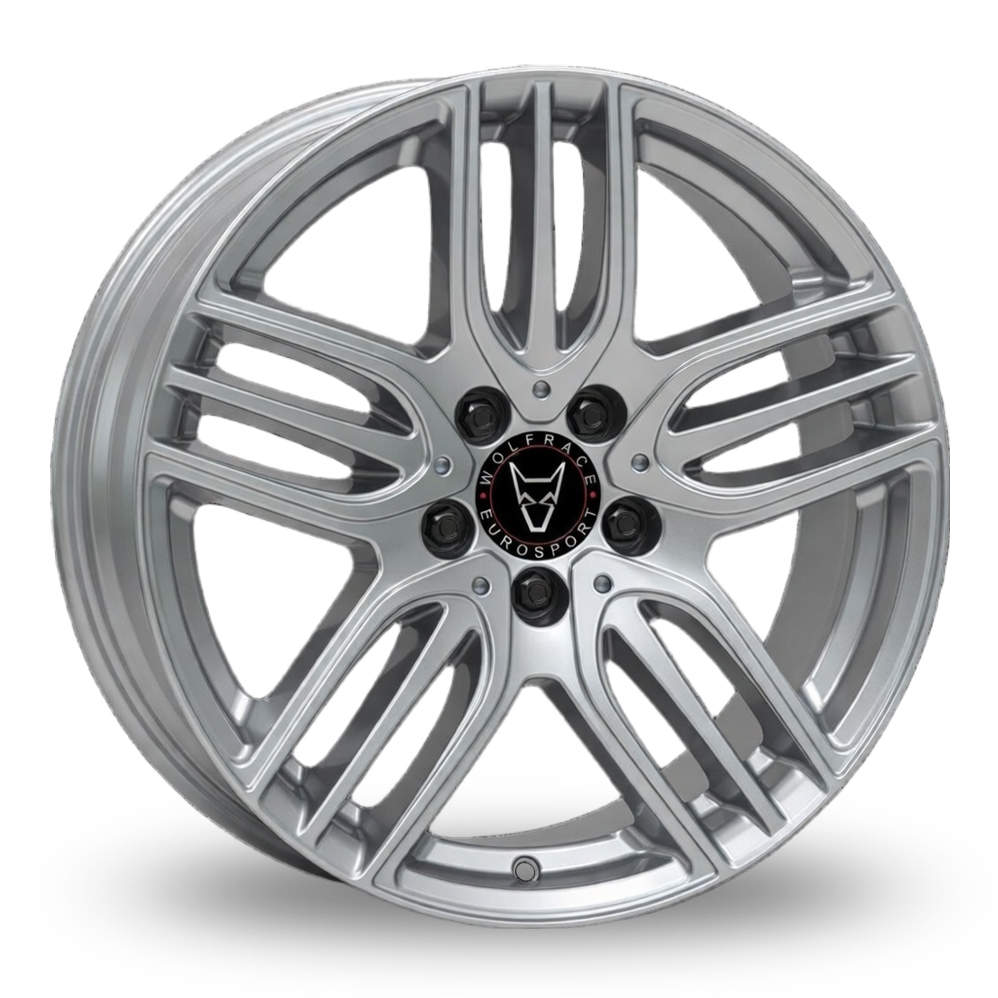 Wolfrace Eurosport TUV M14 Polar Silver Alloy Wheels