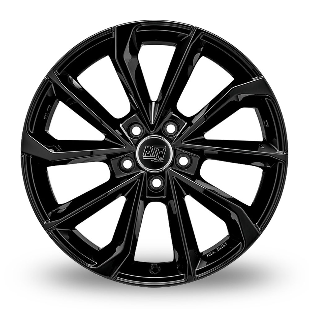 19" MSW (by OZ) 42 Gloss Black Alloy Wheels