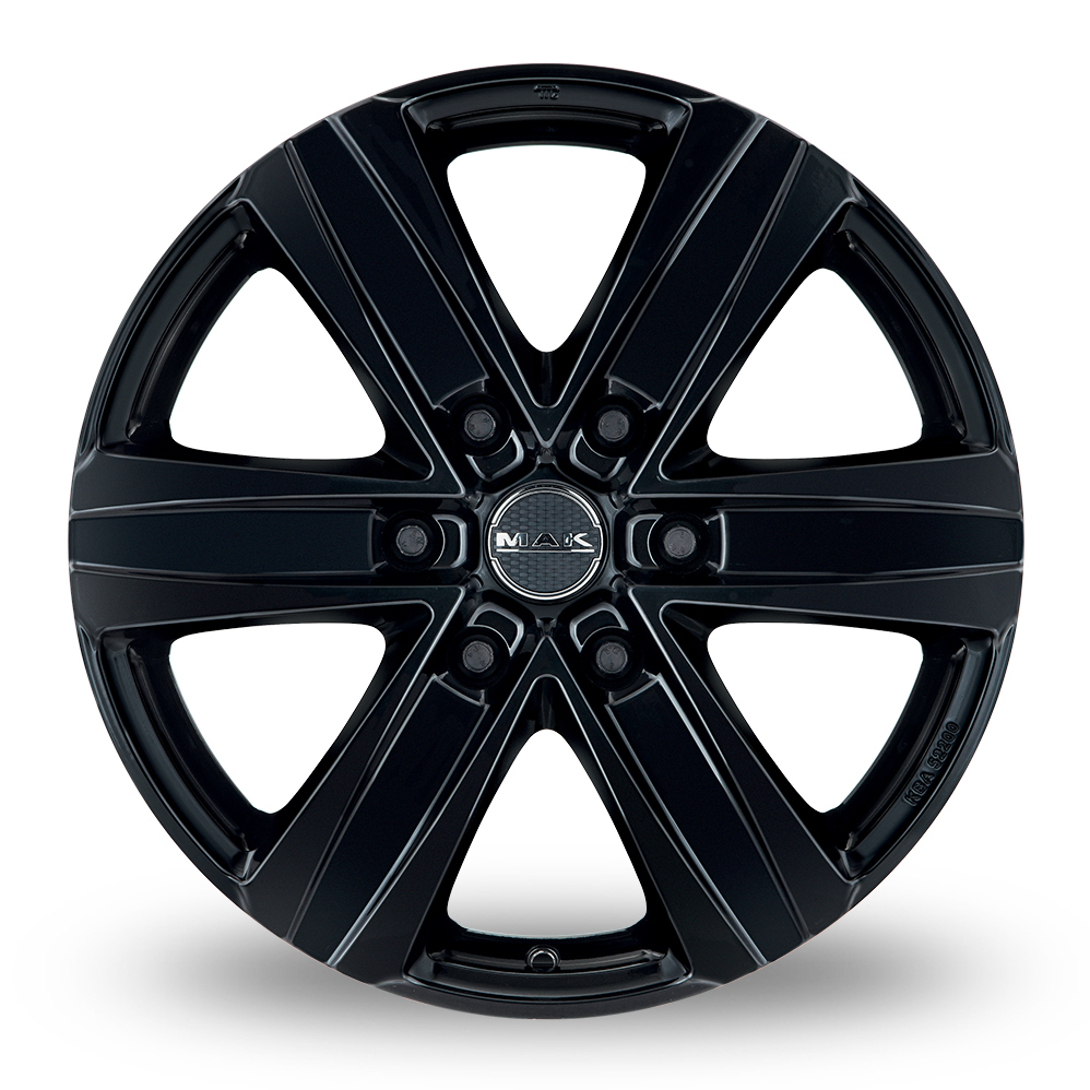 18" MAK STONE6 Gloss Black Alloy Wheels
