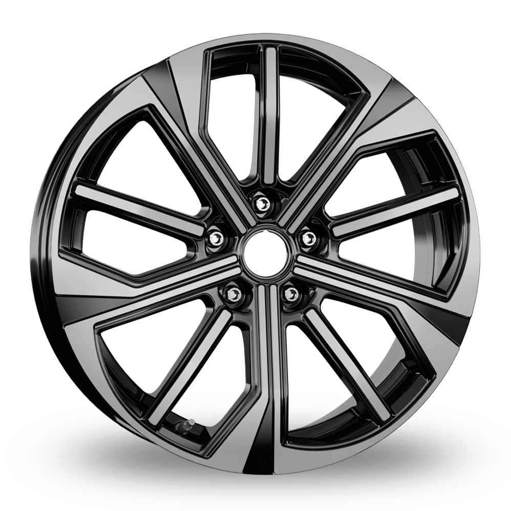 RC Design RE7 Gloss Black Polished Alloy Wheels