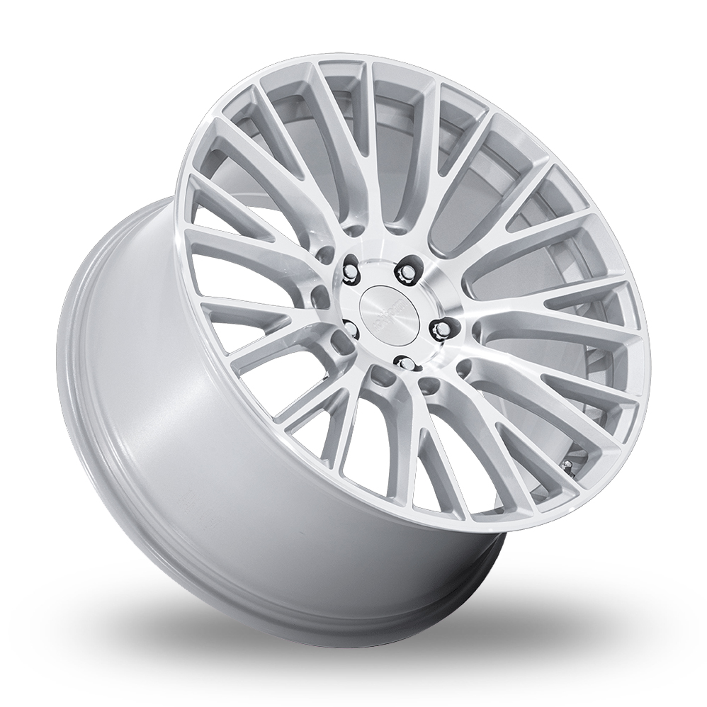 19" Rotiform RC201 LSE (EU Warehouse) Gloss Silver With Machined Face Alloy Wheels