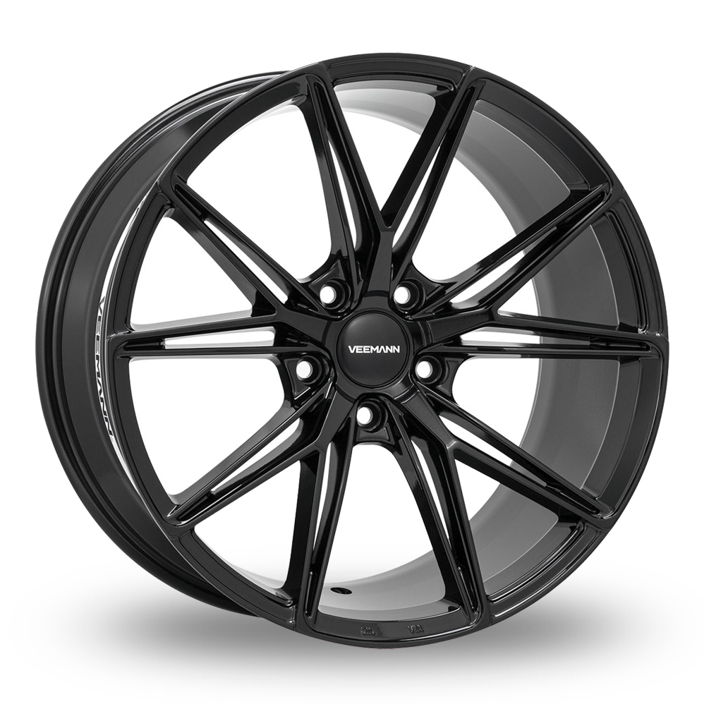 VEEMANN V-FS49 Gloss Black Alloy Wheels