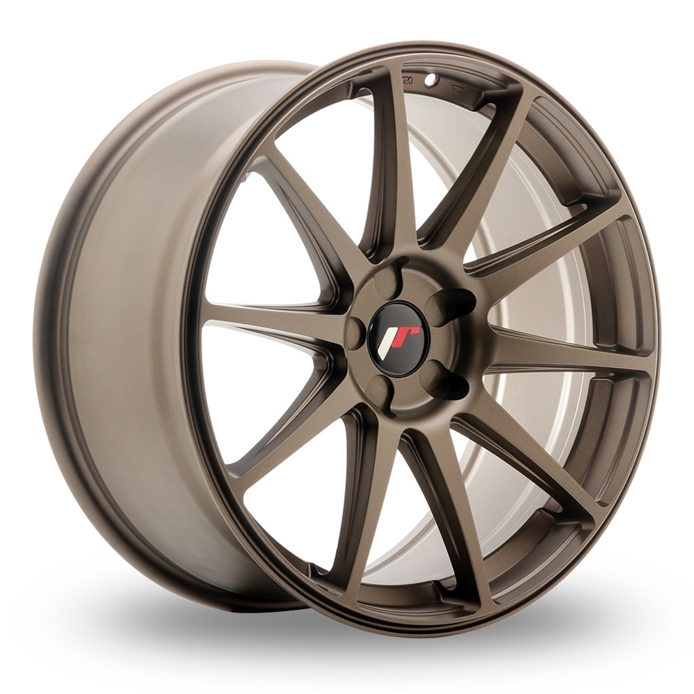 19 Inch Japan Racing JR11 (8.5x19) (Custom Fitment) Bronze Alloy Wheels