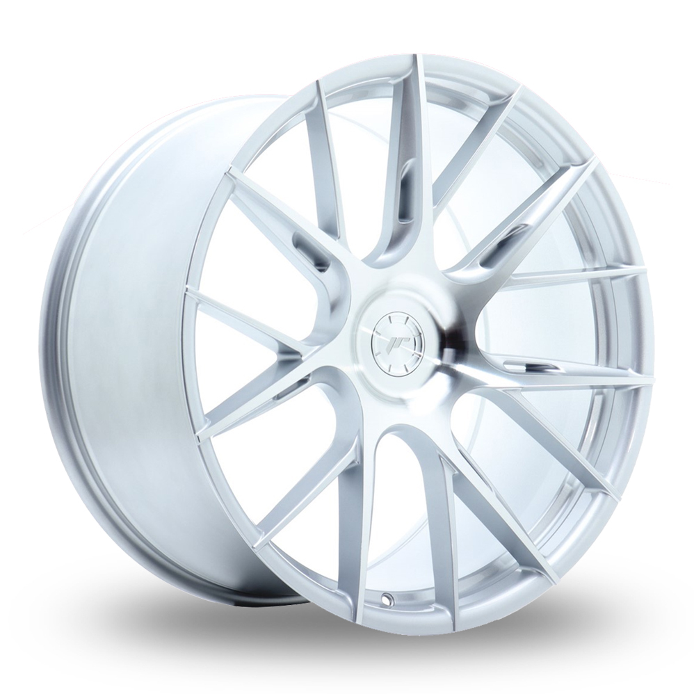 Japan Racing JR42 (11.5x22) (Custom Fitment) Silver Machined Face Alloy Wheels