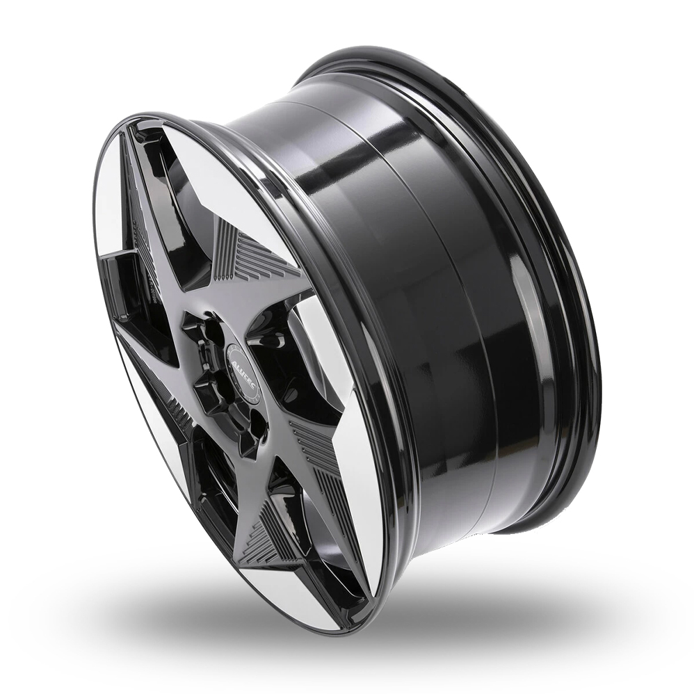 19" Alutec Solar Gloss Black Polished Alloy Wheels