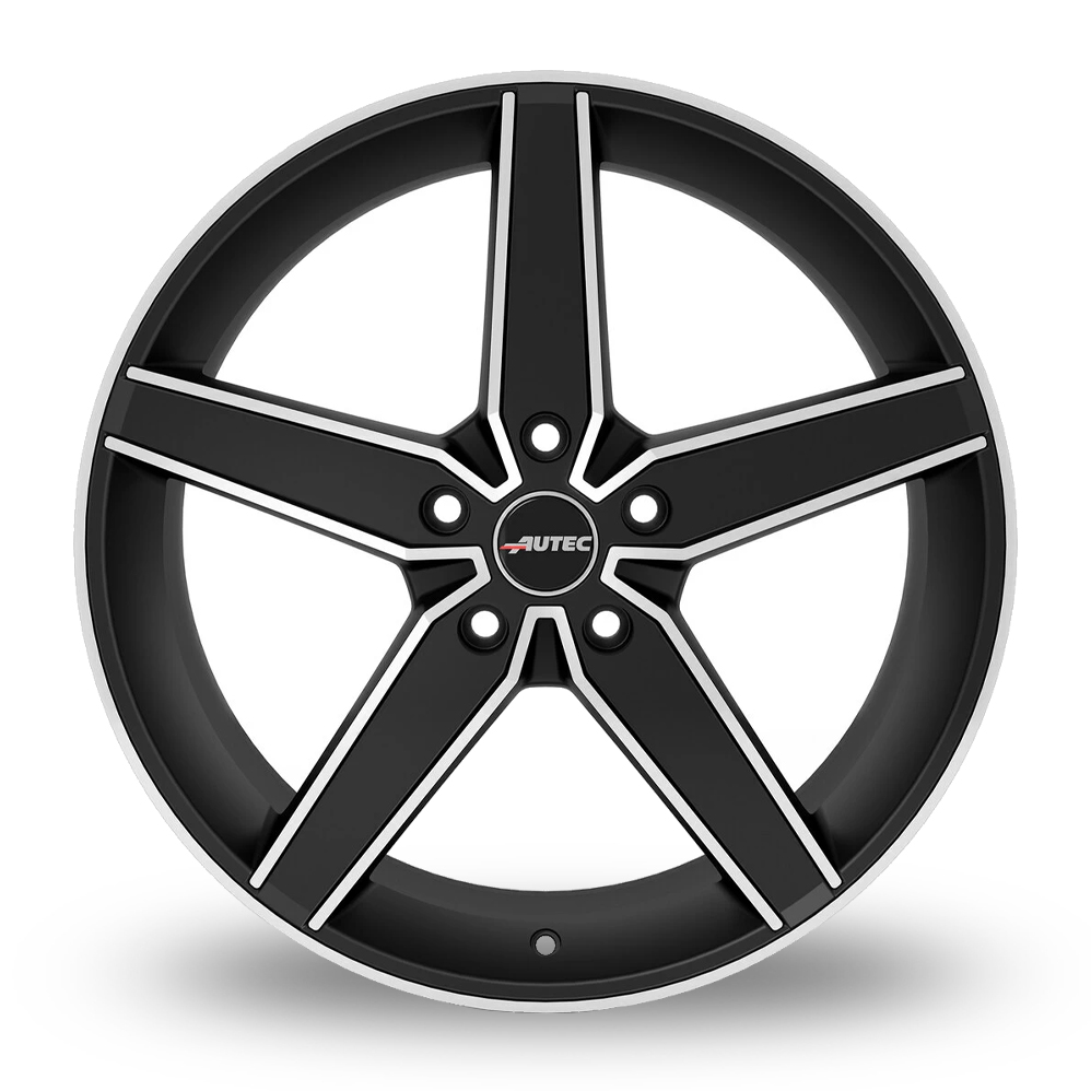 17" Autec Delano Matt Black Polished Alloy Wheels