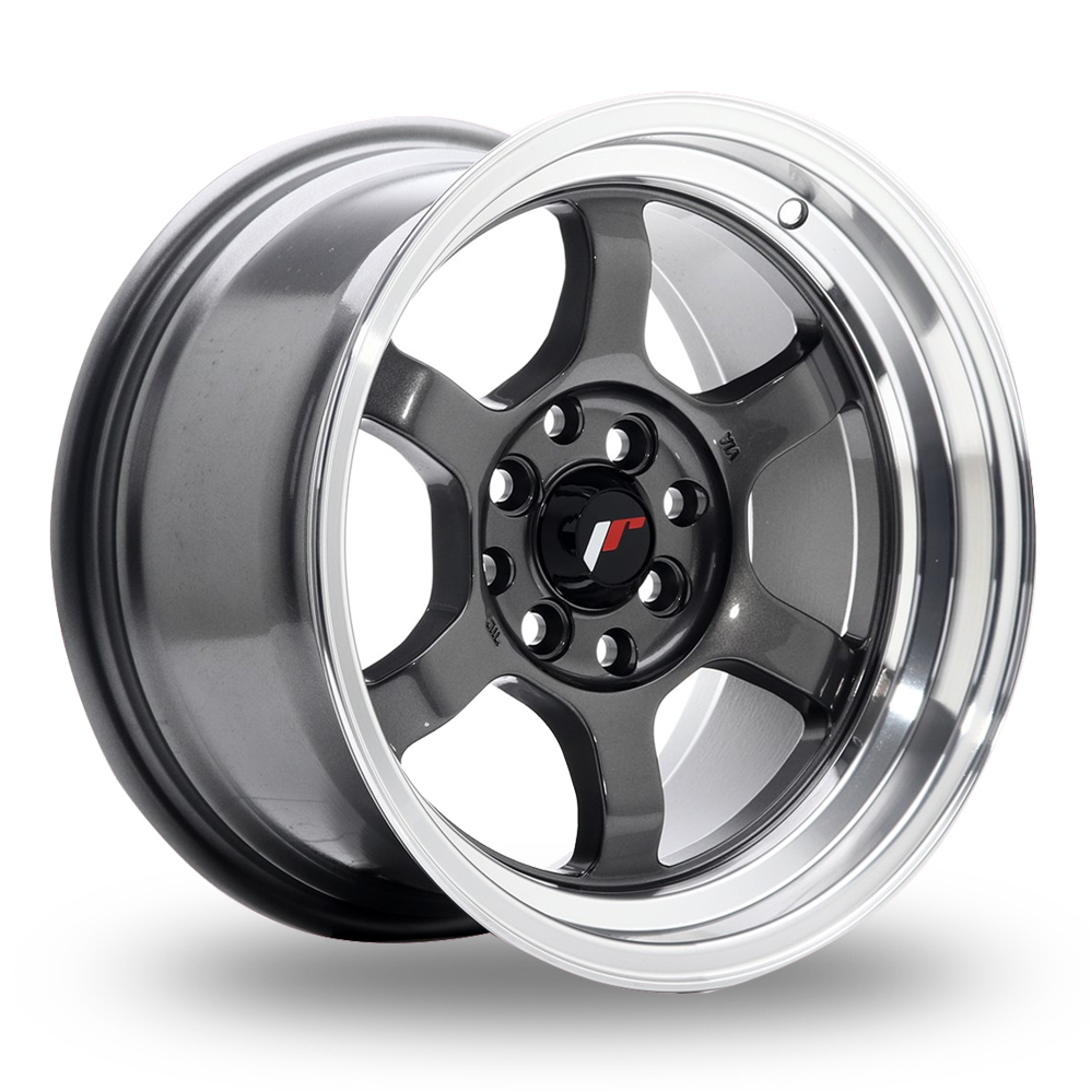 Japan Racing JR12 (8.5x15) Gunmetal Alloy Wheels